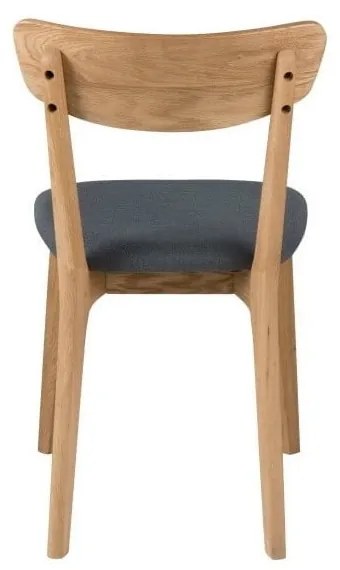 Szürke-natúr színű kárpitozott étkezőszék szett 2 db-os Taxi – Actona