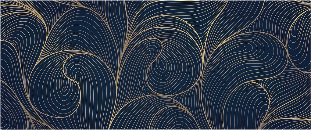 Flizelin tapéta falra Prémium hullámos motívum 250x104 Ragasztó