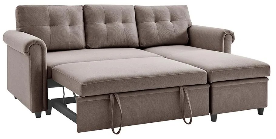 Catini NESTA sarok ülőgarnitúra, barna