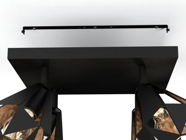 Eglo 43718 - Spotlámpa CARLTON 4xE27/40W/230V