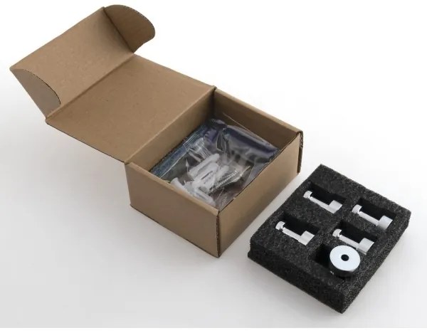 Aqualine - 5 db SAMBA fali kampó, fényes króm kivitel