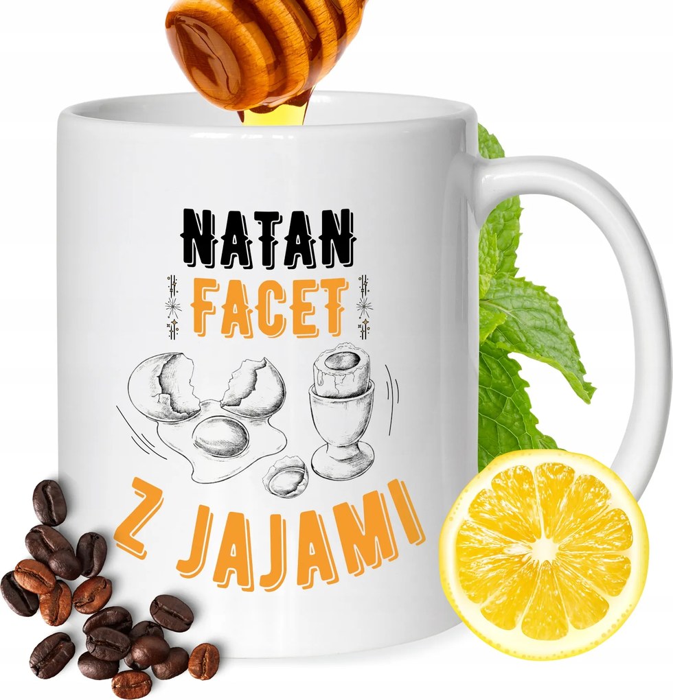 Bögre Nátán Férj Barátjának Nyomtatott Ajándék Fehér 330ml