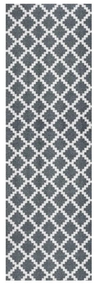 Elegance szürke futószőnyeg, 50 x 150 cm - Zala Living