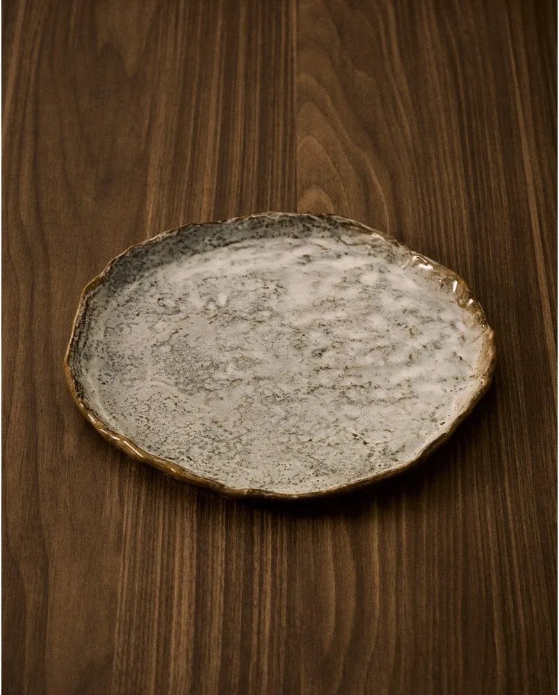 Szürke kerámia tányér ø 26 cm Alenia – Kave Home