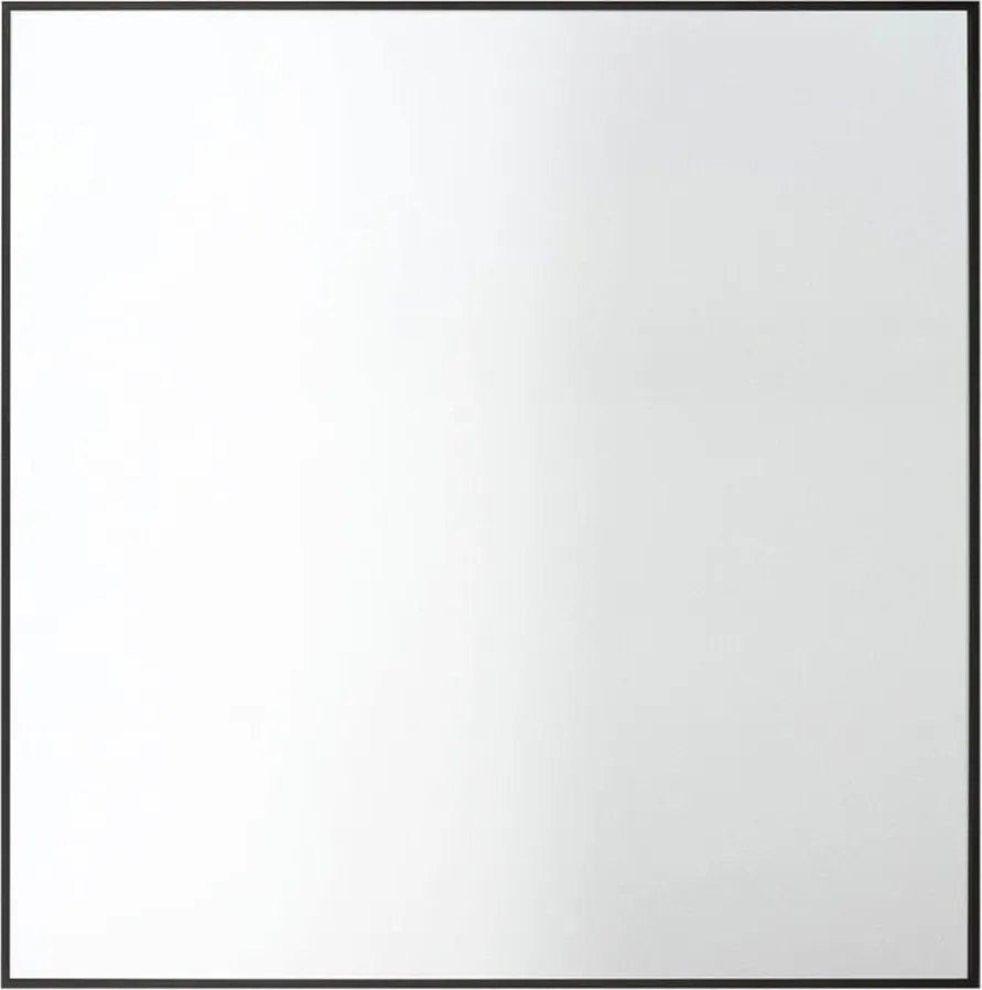 by Lassen View Négyzet alakú fali tükör 70 x 70 cm Fekete Fém keret