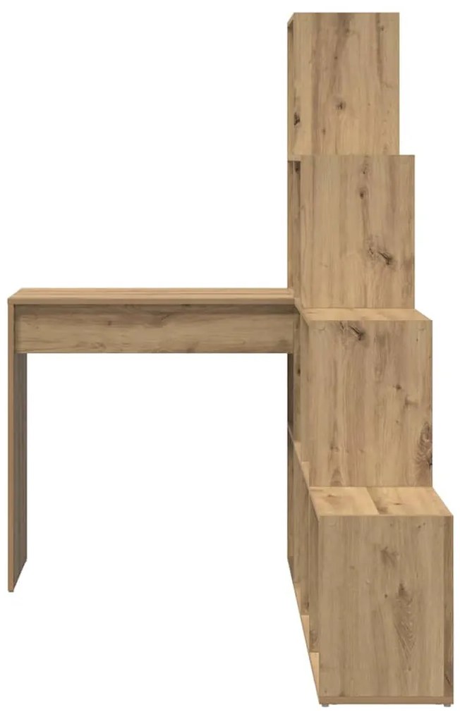 Sarokíróasztal kézműves tölgy 101,5 x 149,5 x 149,5 cm Faanyag