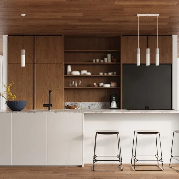 Sollux SL.0649 - BORGIO 3xGU10/40W/230V beton/fém fehér függeszték