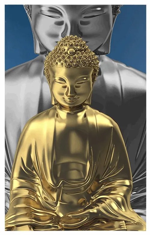 Poszter meditálló Buddha