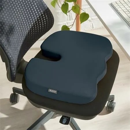 Ülőpárna, ergonómiai, LEITZ Ergo Cosy, bársonyszürke (E52840089)