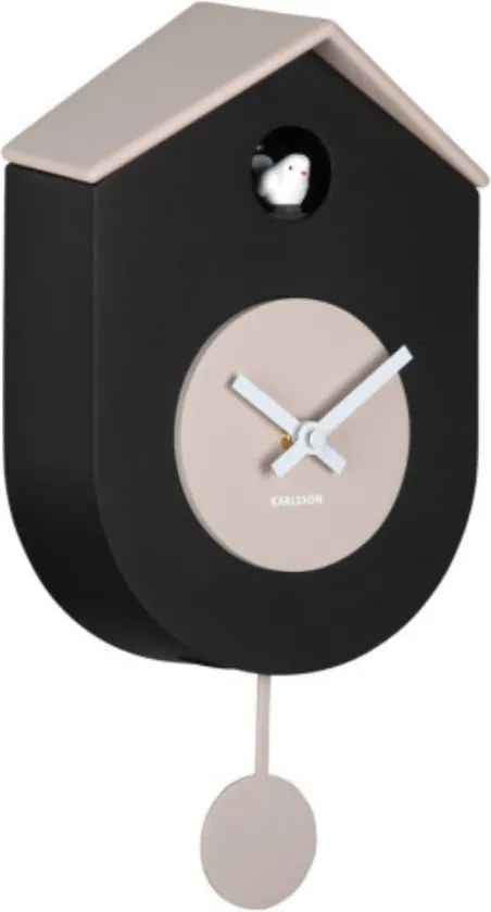 Kakukkos falióra fekete konyha nappaliba Grato Cuckoo