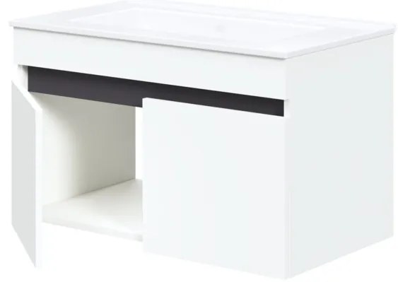 Puresa mosdó alatti szekrény 80 cm, fehér