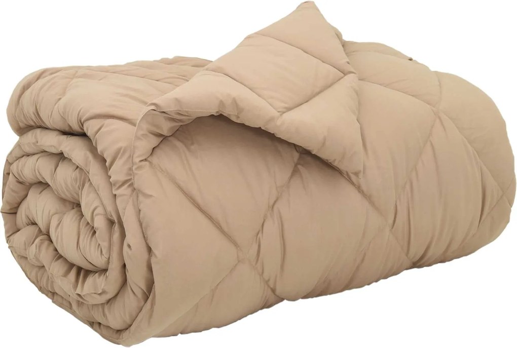 vidaXL Téli takaró Tópszínű 200 x 155 cm Mikroszál