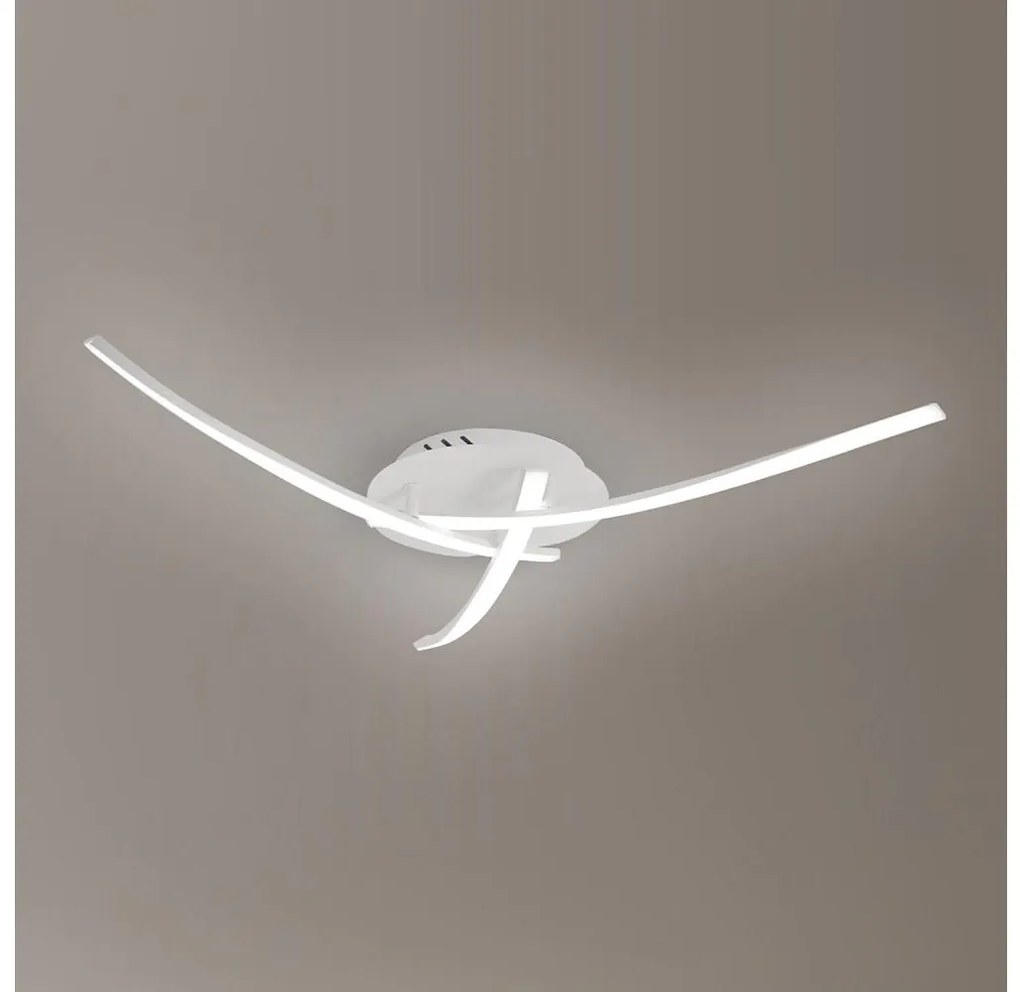 Brilagi - LED mennyezeti lámpatest STRIPES LED/24W/230V fehér BRMX7028-3B/BI