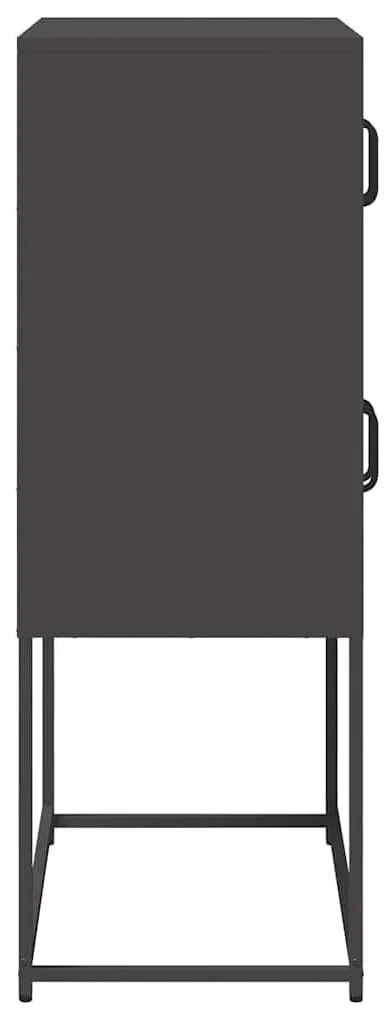 Magastábla Fekete 68x39x107 cm Acél