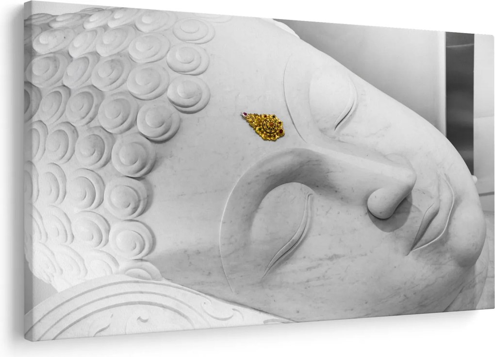 Kép - Fehér Buddha (90x60 cm)