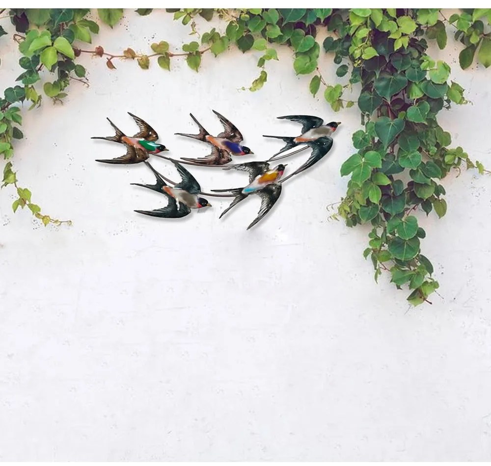 Fém kerti dekoráció Swallows – Garden Pleasure