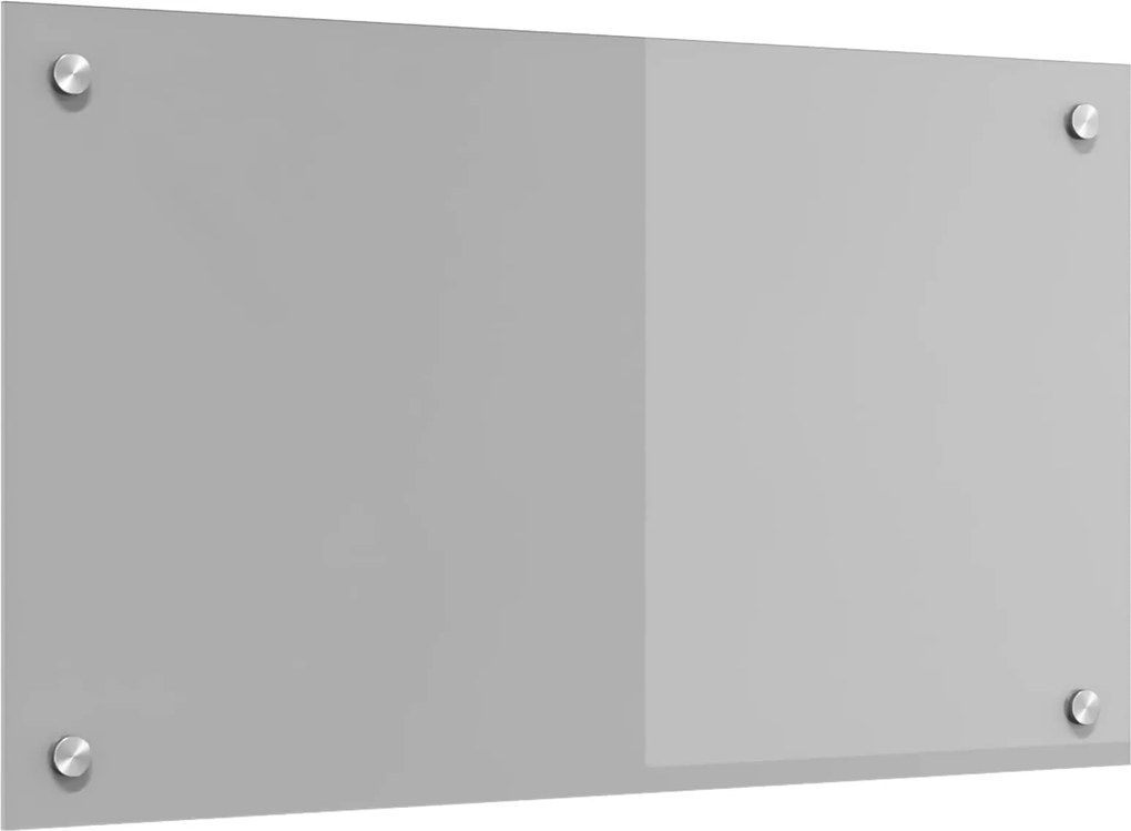 vidaXL Konyhai splashback Világosszürke 70 x 40 cm edzett üveg