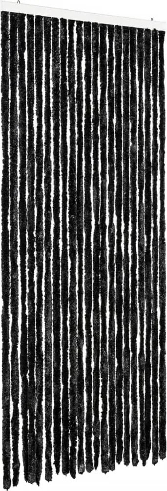 vidaXL antracitszürke zsenília rovarfüggöny 90 x 200 cm