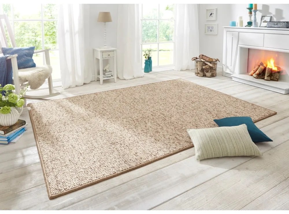 Világosbarna szőnyeg 200x300 cm Wolly – BT Carpet