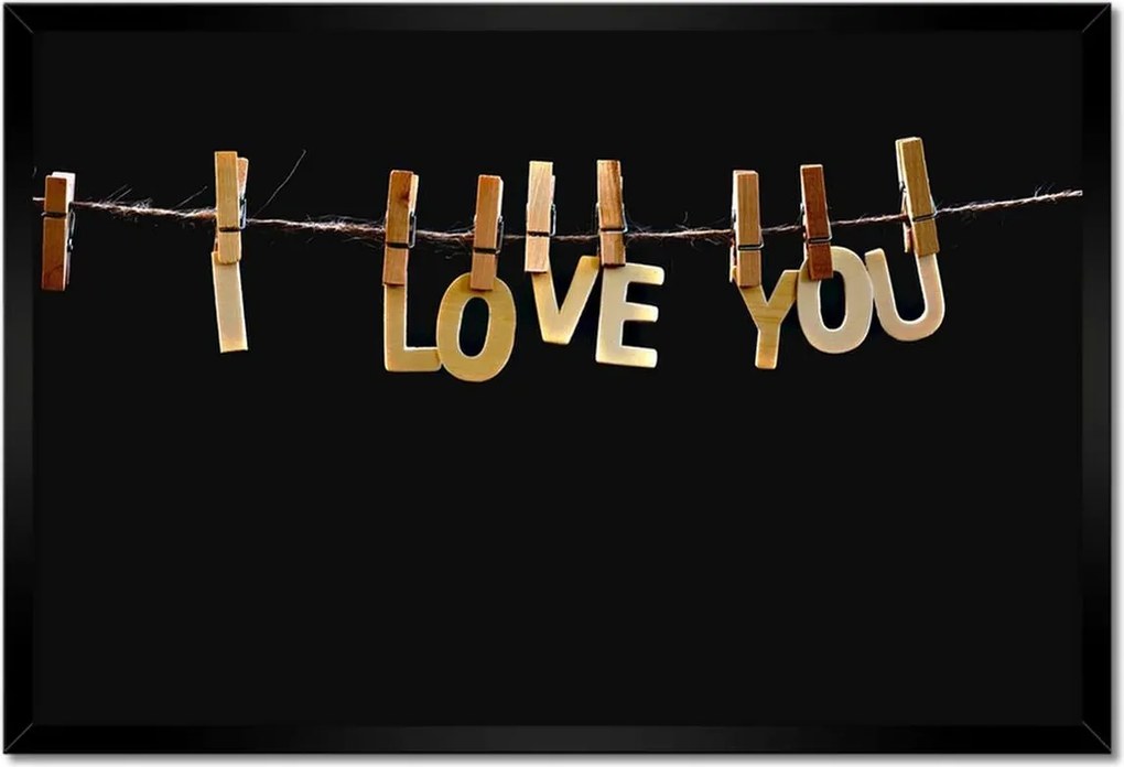 Poszterek keretben 60x40 Nőnap Ajándék Love