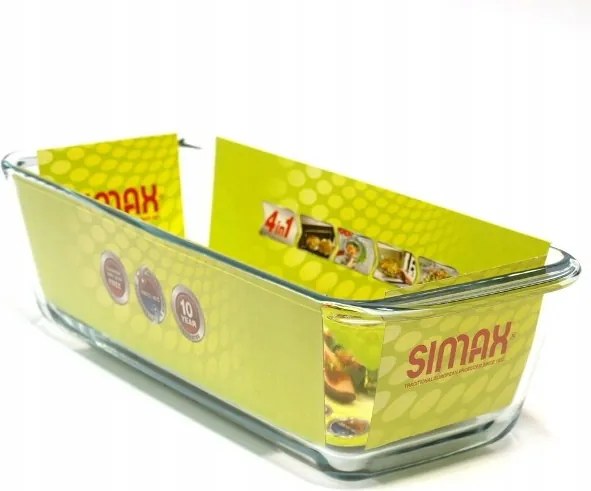 Kekszforma Hőálló Kenyértartó Sütemény Pástétom Simax 28cm