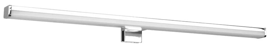 Fényes ezüstszínű LED fali lámpa (hosszúság 60 cm) Lino – Trio