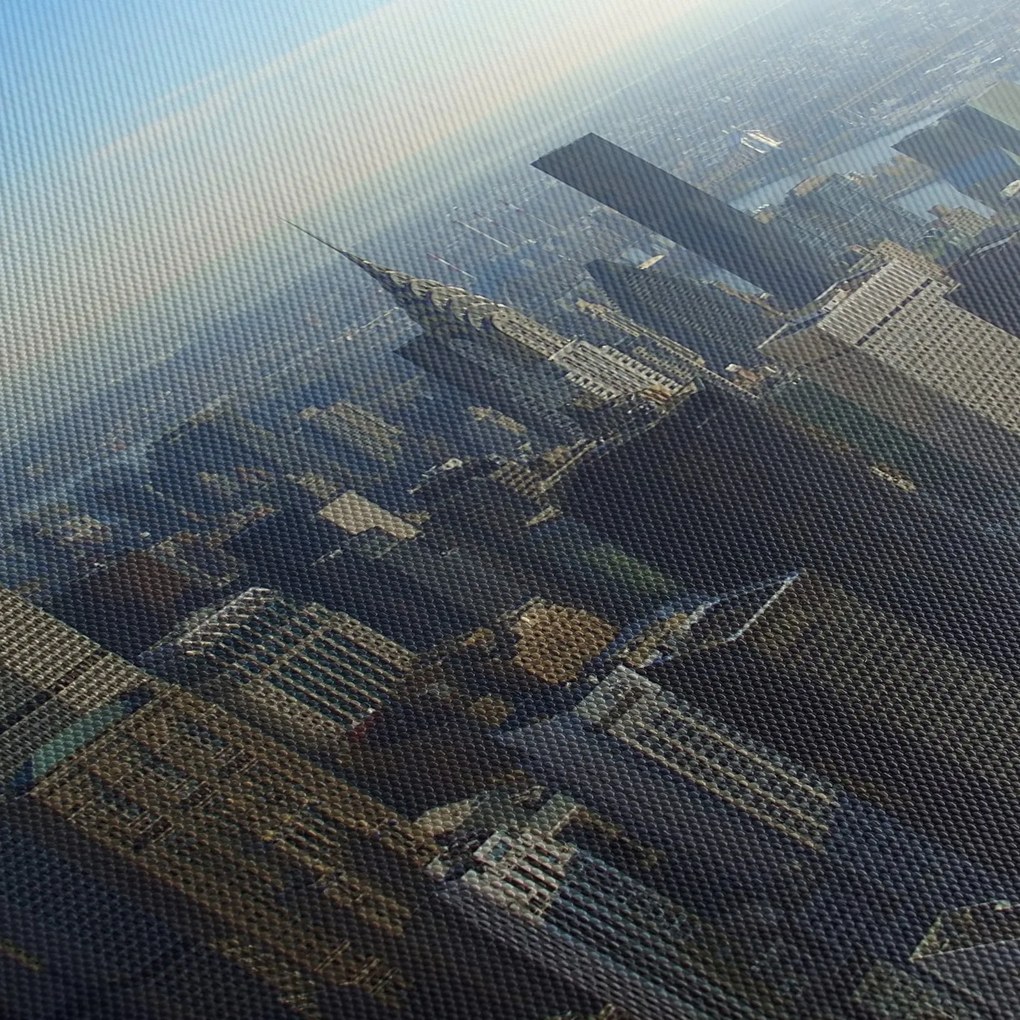 Kép - Manhattan nappal (órával) (90x30 cm)