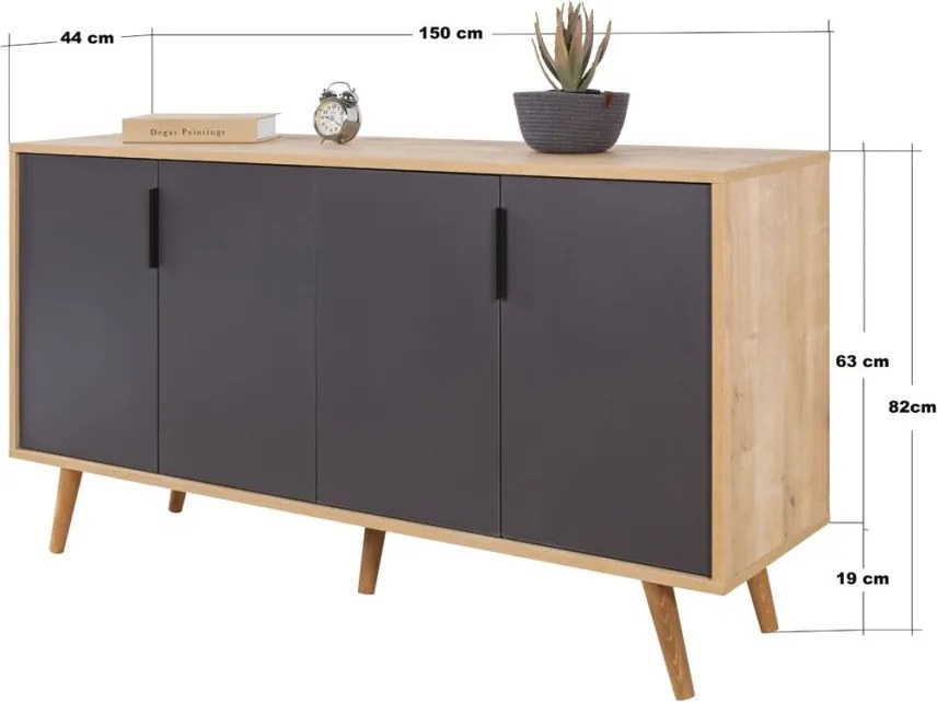 Komód, 150 cm – TR707DWL1258
