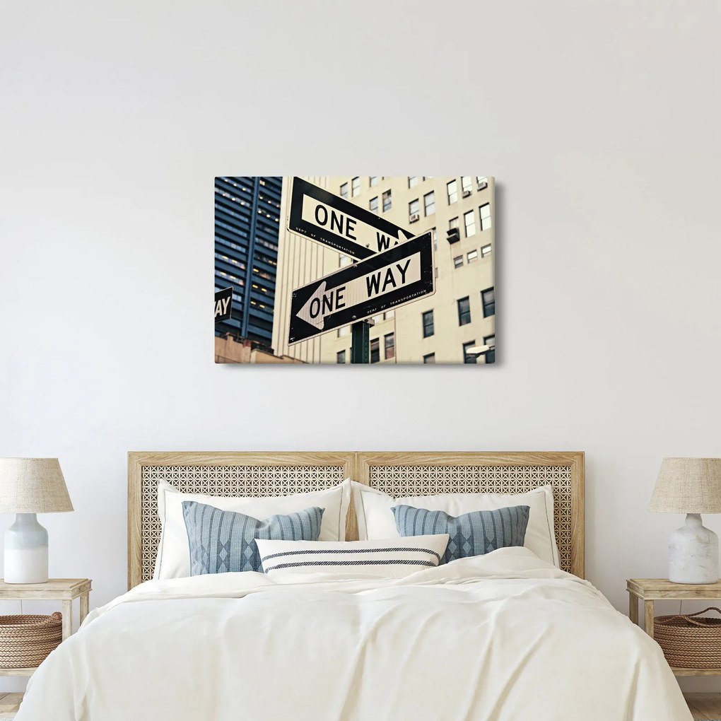 Kép - New York ONE WAY (90x60 cm)