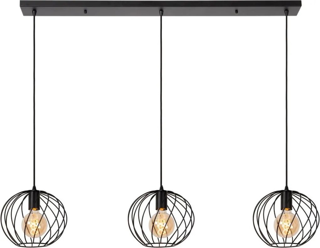 Lucide DANZA 21428/03/30 Függőlámpa 3x40w/e27 ip20