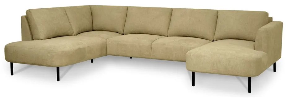 Okkersárga sarokkanapé (bal oldali-U alakú) Hero – Scandic