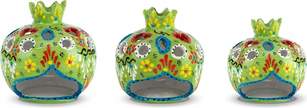 Gyertyatartó Gyertyatartók Kerámia Melegítő Dekoratív Szett