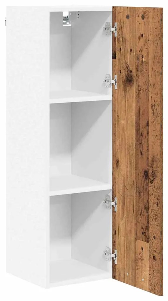 Függő szekrény polcokkal Riga Öreg fa 30 x 31 x 100 cm Faanyag