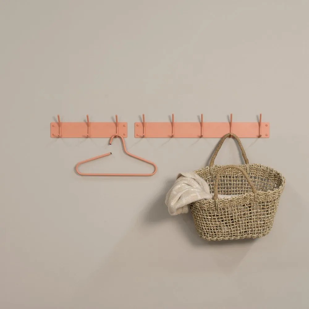 Lazacszínű fém fali fogas 70 cm Fusion – Spinder Design