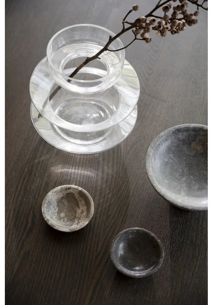 Kerek étkezőasztal tölgyfa dekoros asztallappal 120x120 cm Calverton - Rowico