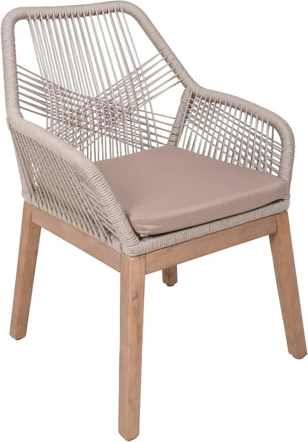 Bézs tömörfa kerti szék Pomona – Garden Pleasure