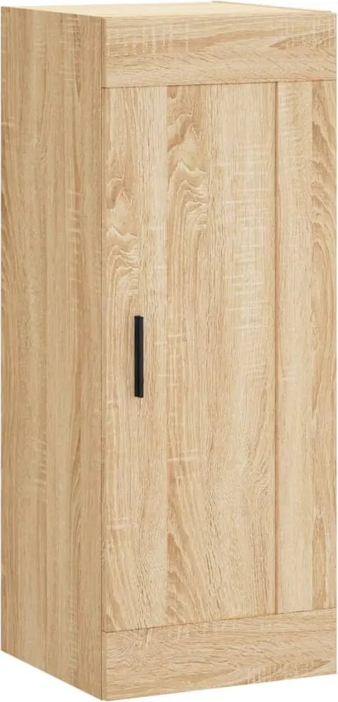 vidaXL sonoma tölgy szerelt fa fali szekrény 34,5x34x90 cm
