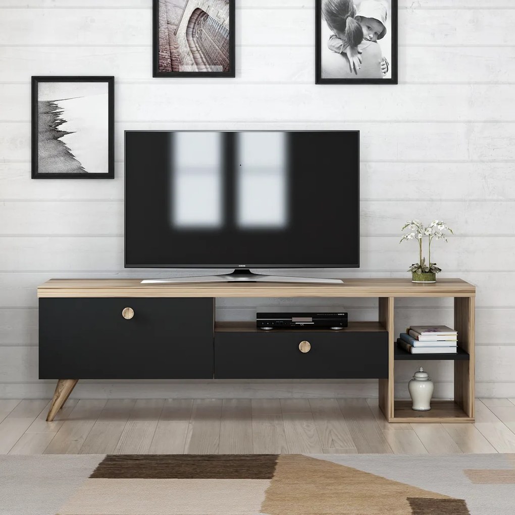 TV asztal Parion Fekete