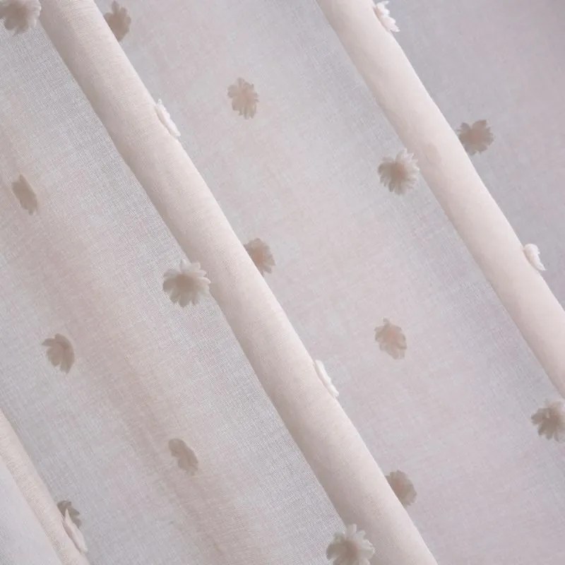 Készfüggöny karikákon 140x250cm Rózsaszín