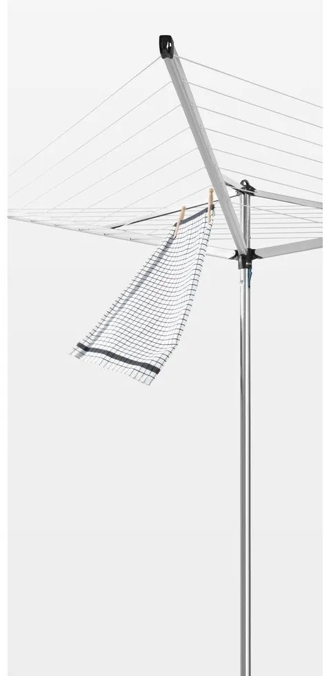 Ezüstszínű kerti ruhaszárító 30 m Essential – Brabantia