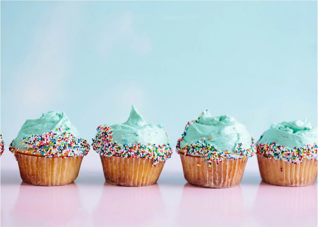 Cupcakes képe (70x50 cm)