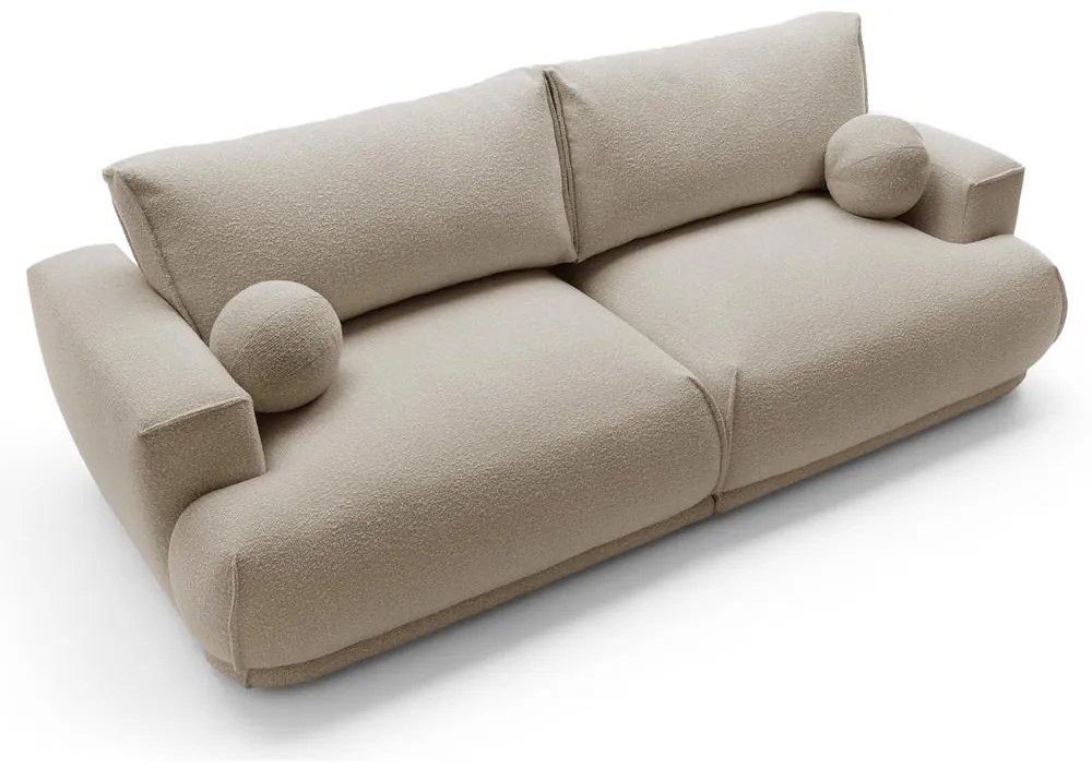 Háromszemélyes kanapé Dita 3 (taupe zöld + fekete). 1100482