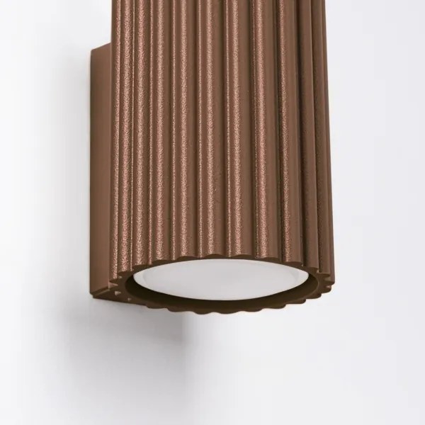 Brilagi - CRESTO LED fali lámpatest 1x GU10/10W/230V, 10 cm, barna
