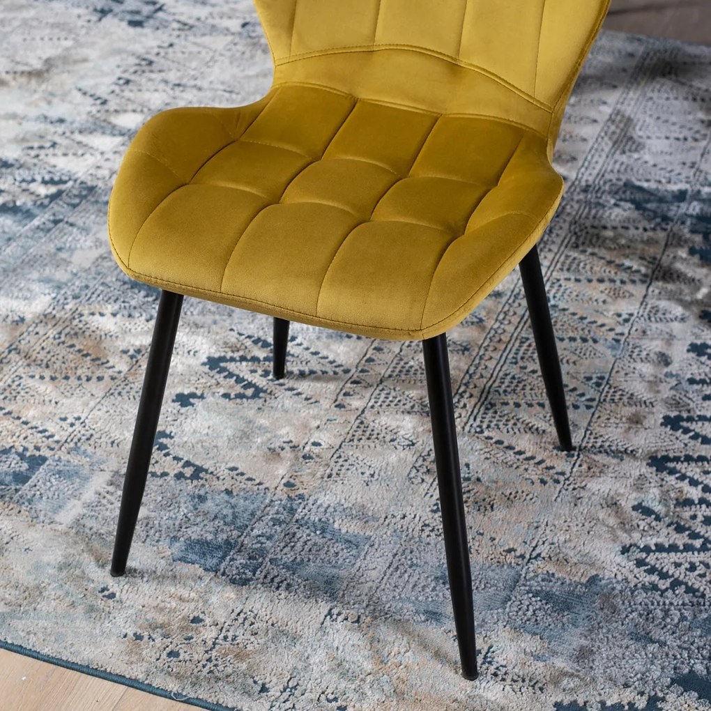 Sárga Bársony Étkezőszék. LUCKY