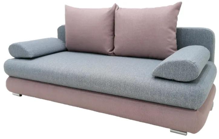 WANTED kanapé szürke rózsaszín színben