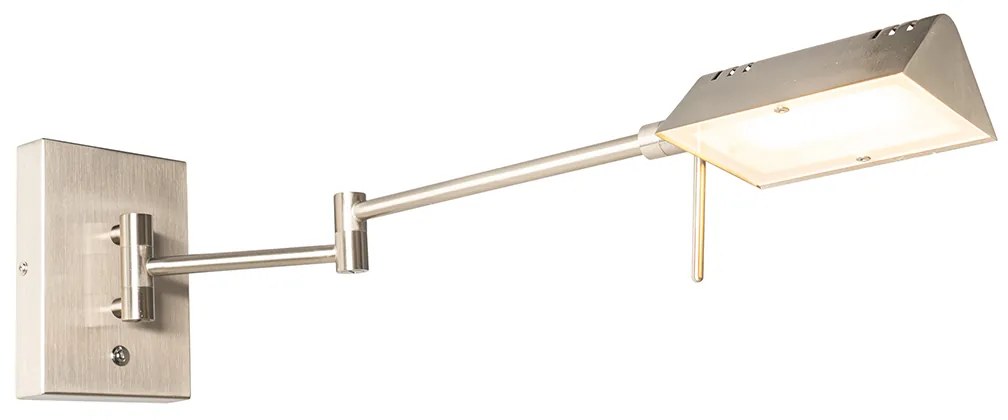Design fali lámpa acélból, beépített LED-del, dimmerrel - Notia