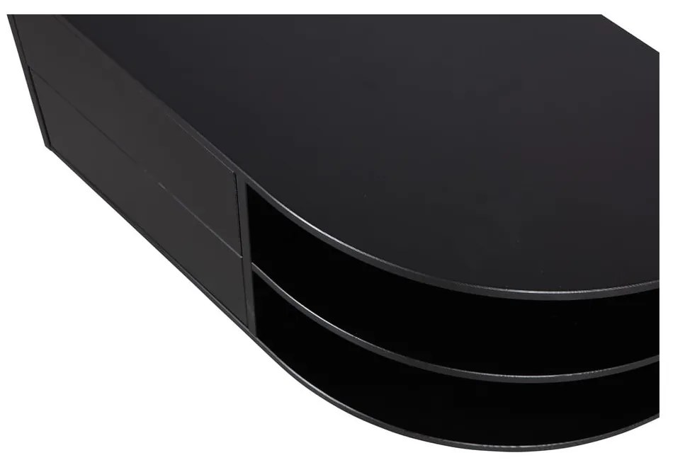 Fekete borovi fenyő moduláris TV-állvány 78x40 cm Finca – WOOOD