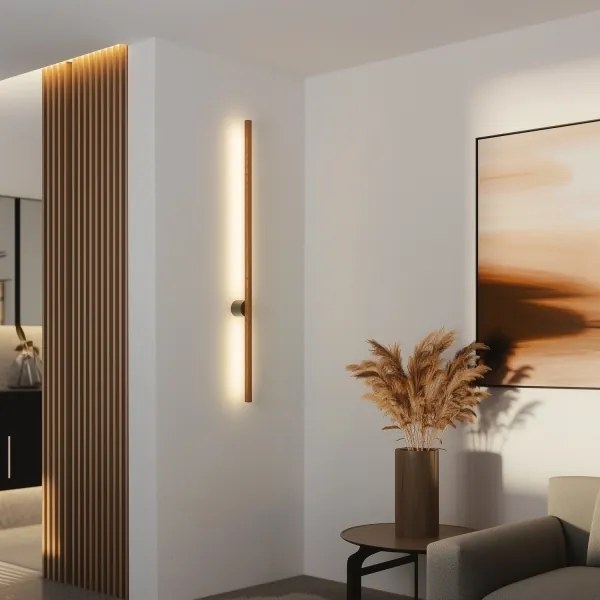 Brilagi - LED fali lámpa WOODY LINE LED/12W/230V 120 cm tölgy cseresznye