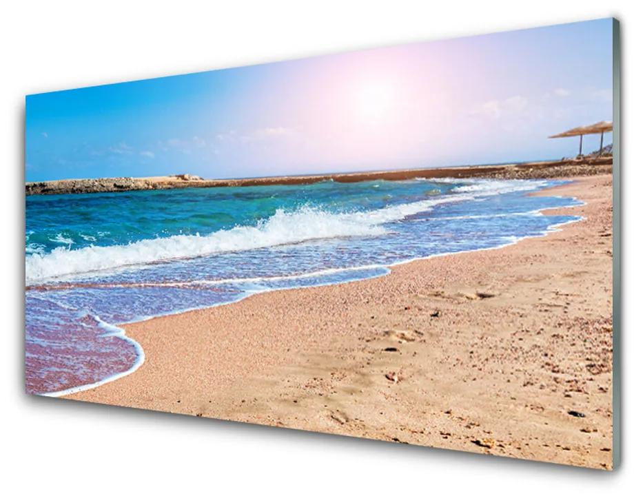 Akril üveg kép Ocean Beach Landscape 140x70 cm