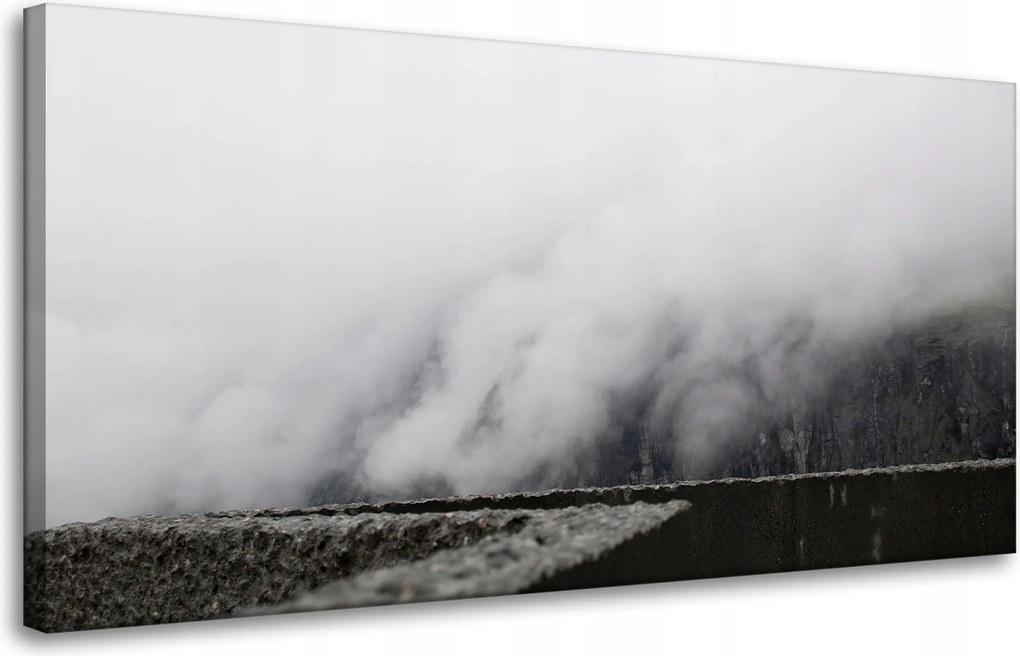 Vászonkép Természet Köd Felhők Eső 80x40